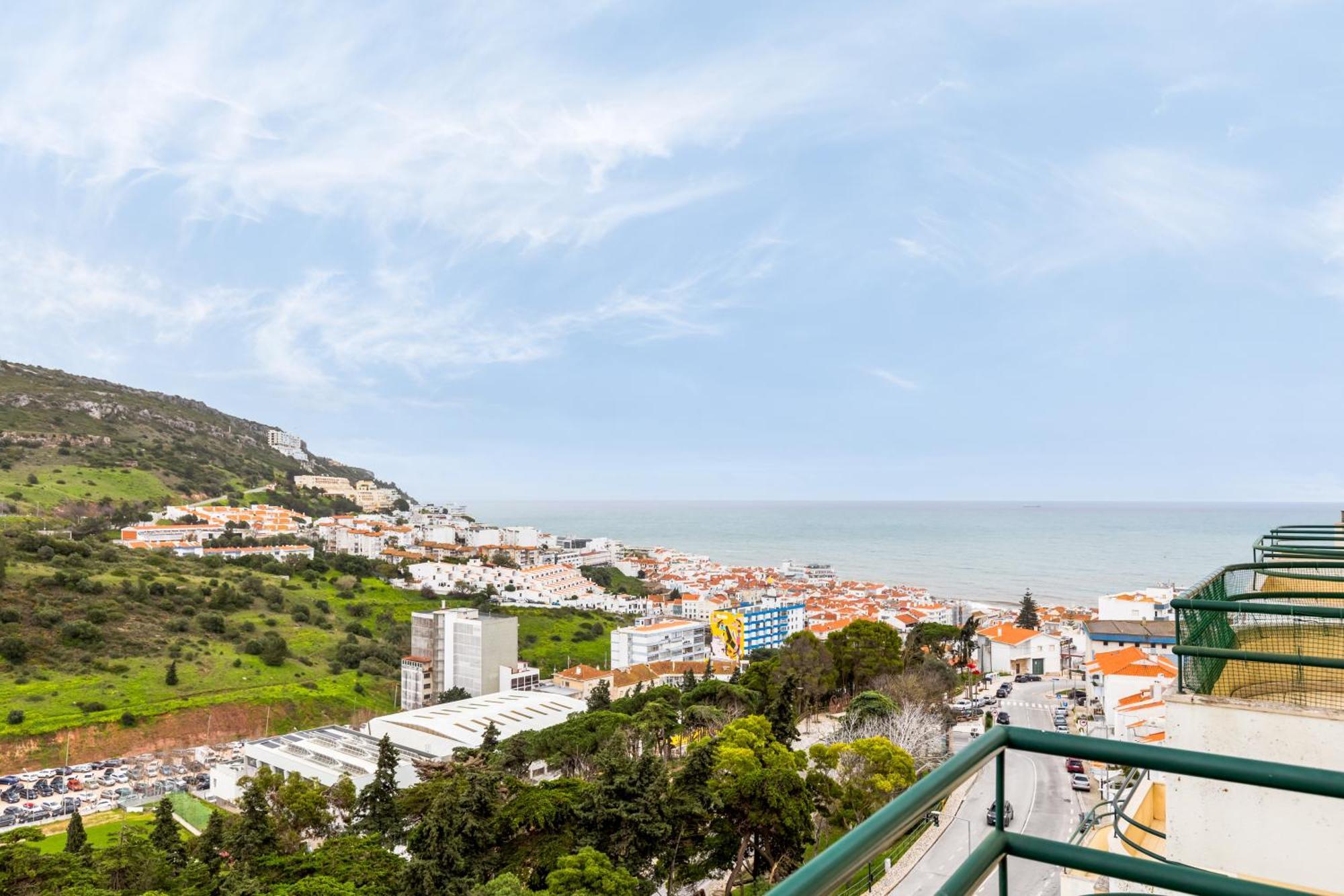 Ferienwohnung Casa Do Mar - Sea View - Wifi - Barbecue Sesimbra Exterior foto